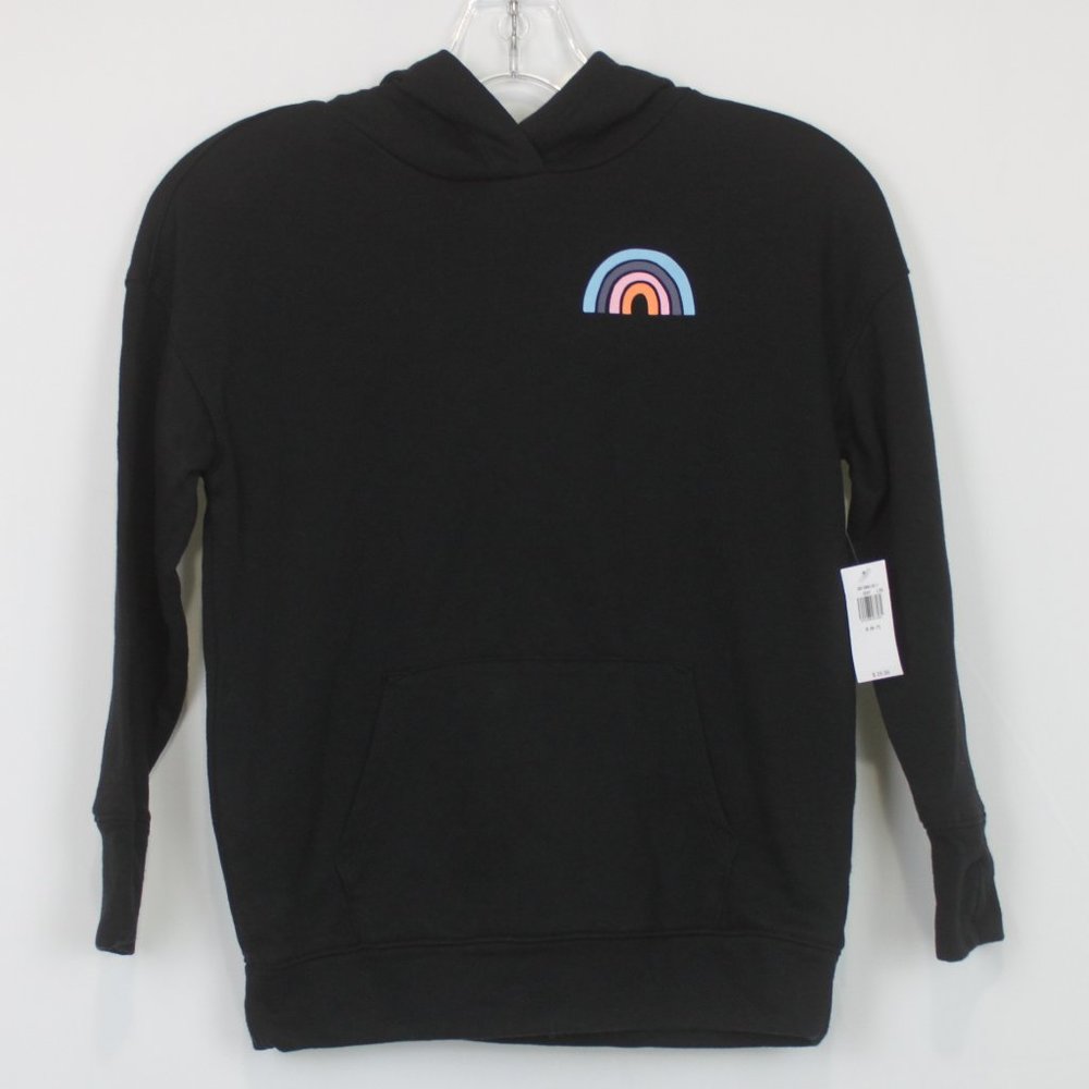 Old Navy Find Your Happy Graphic Pullover Long Sleeve Hooded Sweater